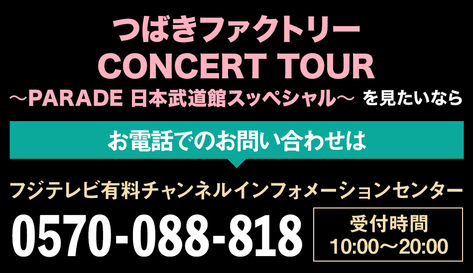 つばきファクトリー CONCERT TOUR～PARADE 日本武道館スッペシャル～